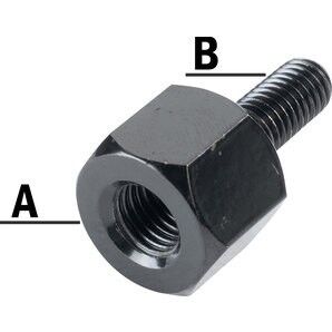 LOUIS Адаптер крепления зеркала  универсальный  A10MM  - B10MM  RIGHT LEFT (внутр внешний) - миниатюра 2