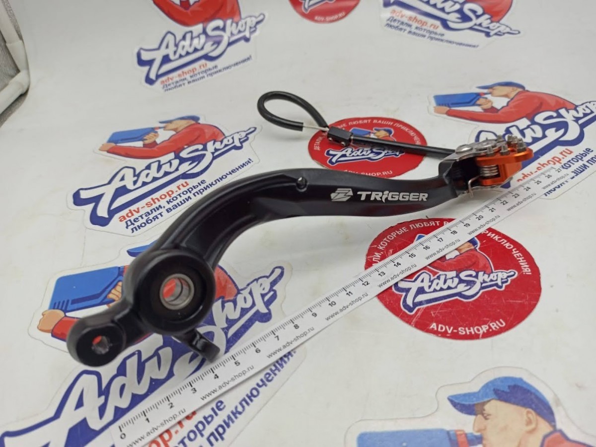 Zeta trigger brake pedal ALU лапка заднего тормоза SX 16-> / EXC 17->  HQV FC 16-> TE FE 17-> // ZE90 7423 - фото 4