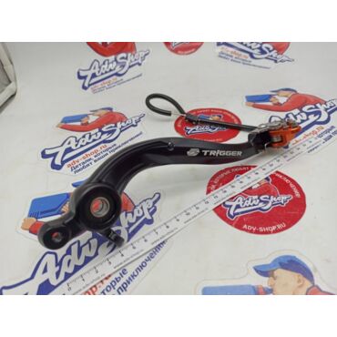 Zeta trigger brake pedal ALU лапка заднего тормоза SX 16-> / EXC 17->  HQV FC 16-> TE FE 17-> // ZE90 7423 - миниатюра 4