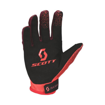 SCOTT Перчатки 350 Dirt Evo Junior red black - миниатюра 2