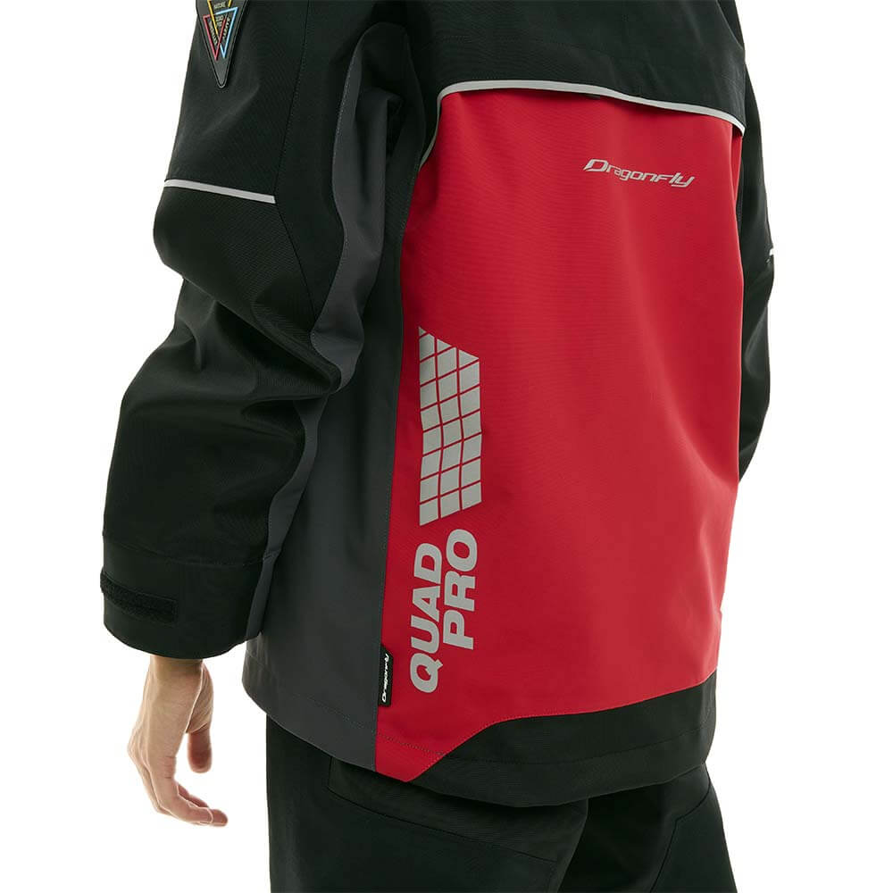 Dragonfly Мембранная куртка Quad Pro Woman V26 Red - Black - Grey - фото 11