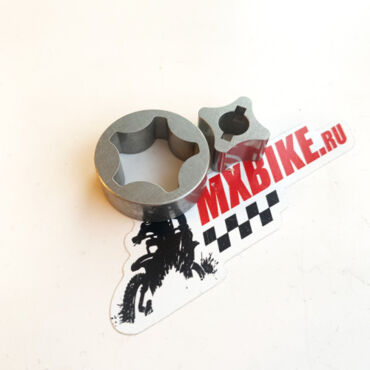 Масляный насос правый (10 мм) KTM 250SX F 05 12; 250EXC F 01 13; 450EXC 04 11 / Husaberg FE250 2013 - миниатюра 3