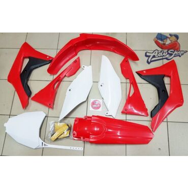 POLISPORT	Комплект пластика Honda CRF450R '2017->-CRF250R '2018->, красно белый - миниатюра 1