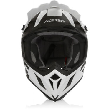 Acerbis Шлем Steel Carbon White Black - миниатюра 4