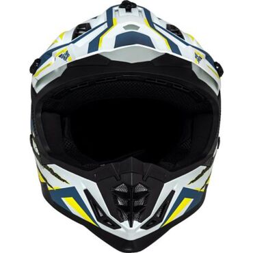 Шлем кроссовый IXS iXS363 2.0 сине желтый флуо - миниатюра 2