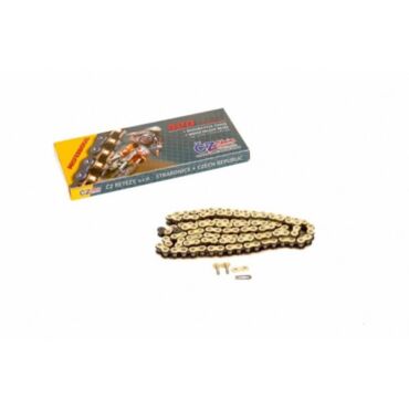 Цепь для мотоцикла CZ Chains 420 MX Gold - 110 - миниатюра 1
