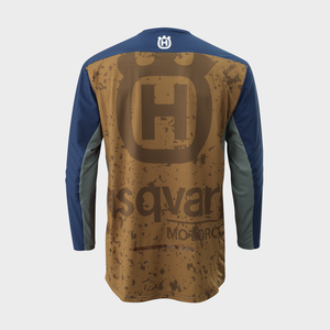 Мотоджерси Husqvarna Gotland Shirt, blue brown (L, Взрослая  Кросс эндуро) - миниатюра 2