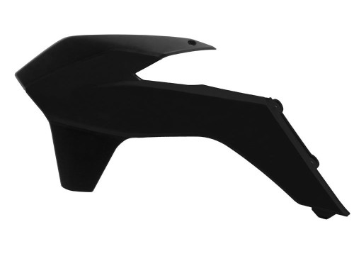 Боковины радиатора SX125 150 SXF250 450 13 15 # SX250 13 16 # EXC EXCF125 500 14 16 черные - фото 1
