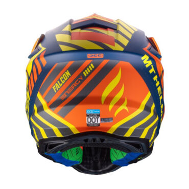 MT Шлем MX802 Falcon Energy B3 matt yellow - миниатюра 2