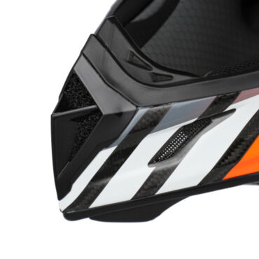 Acerbis Шлем Steel Carbon 22 06 Black Orange - миниатюра 9