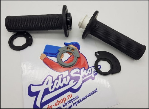 KTM / HSQ грипсы черные ( закрытый торец ) 2T 4T SX EXC SXF EXCF 125 500/ 16 23 ( 79002021200 / 79002021100 / 79002021000 ) - фото 1