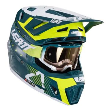 Шлем кроссовый Leatt Moto 7.5 Helmet Kit, Acid Fuel V24 - миниатюра 3