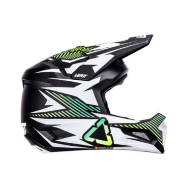 Leatt Шлем кроссовый детский 3.5 V26 Storm Teal + очки Vizion 3.5 - миниатюра 6