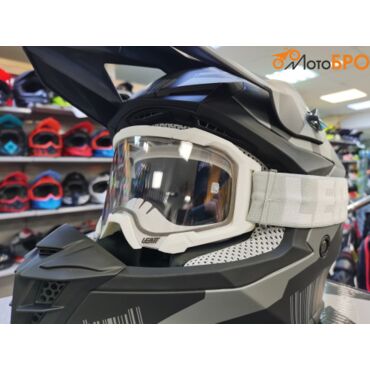 Маска кросс Leatt Velocity 4.5 White Clear 83% - миниатюра 3