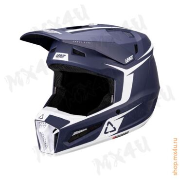 Шлем 3.5 V26 Thermoplastic + 3.5 очки Vizion - Синий - миниатюра 5