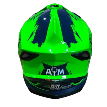 AiM Шлем детский JK802Y Green Blue - миниатюра 2