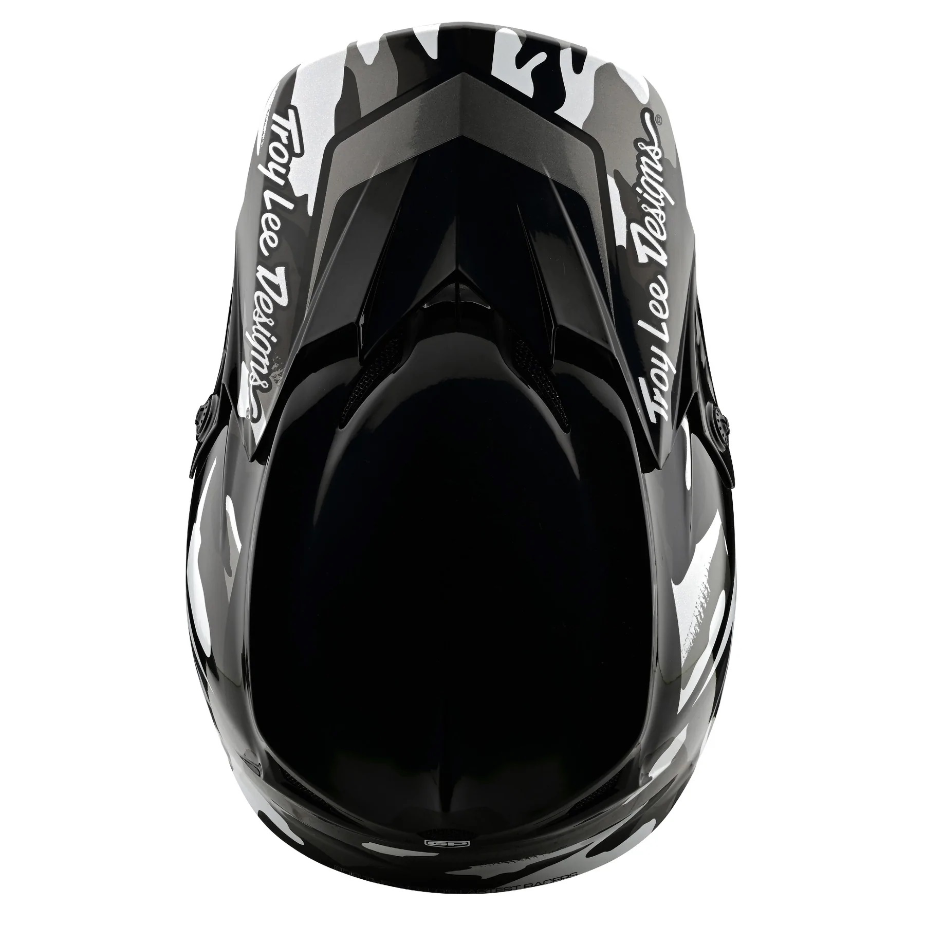 Мотошлем подростковый Troy Lee Designs Youth GP Helmet Overload Camo Black Gray - фото 3
