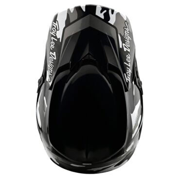 Мотошлем подростковый Troy Lee Designs Youth GP Helmet Overload Camo Black Gray - миниатюра 3
