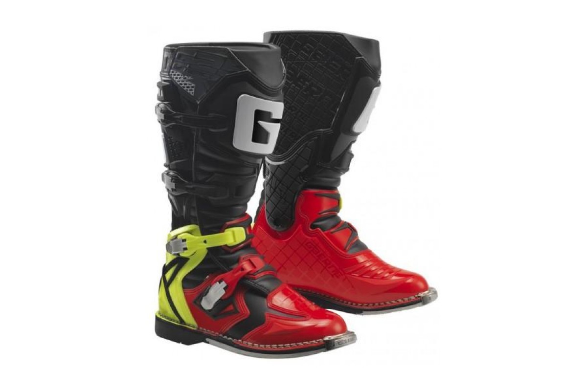 КРОССОВЫЕ МОТОБОТЫ Gaerne G React Goodyear Red Yellow Black 2180 025 - фото 1