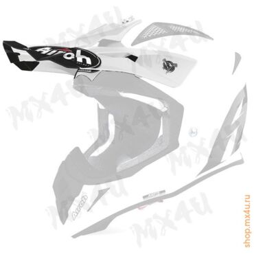 Козырек для шлема Airoh Aviator Ace белый - миниатюра 1