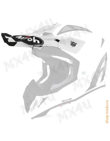 Козырек для шлема Airoh Aviator Ace белый