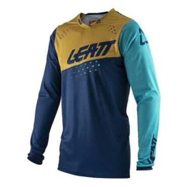 Leatt Джерси 4.5 Lite Синий Золотой - миниатюра 1