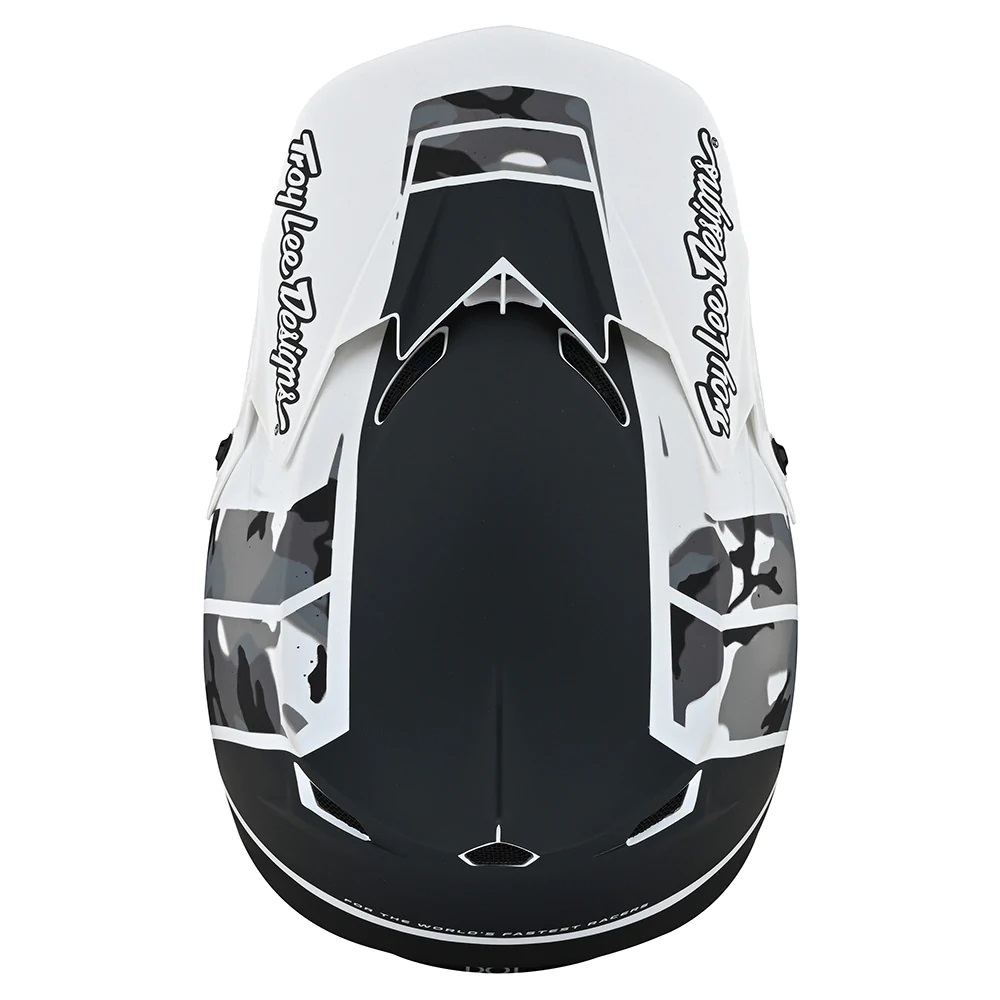 Мотошлем подростковый Troy Lee Designs Youth GP Helmet Nova Camo White - фото 3