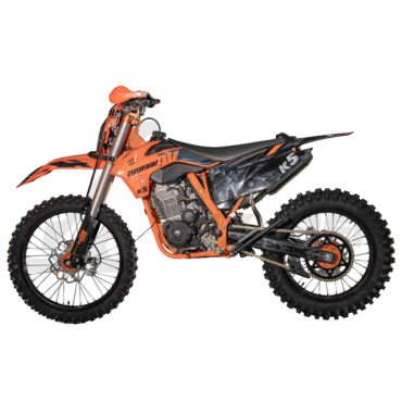 Кроссовый мотоцикл Zuumav K5 CB300F 21 18 оранжевый - миниатюра 1