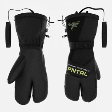 Finntrail Перчатки утепленные Lobster 2801 GraphiteYellow - миниатюра 1