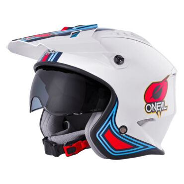 ONEAL Шлем открытый Volt MN1, глянец Белый красный - миниатюра 4