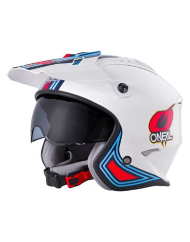 ONEAL Шлем открытый Volt MN1, глянец Белый красный