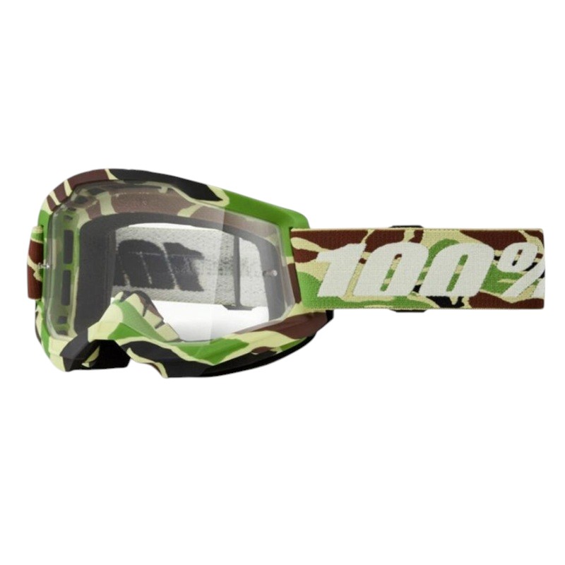 100% Очки Strata 2 V26 Goggle War Camo / Clear - фото 1