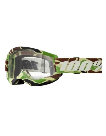 100% Очки Strata 2 V26 Goggle War Camo / Clear