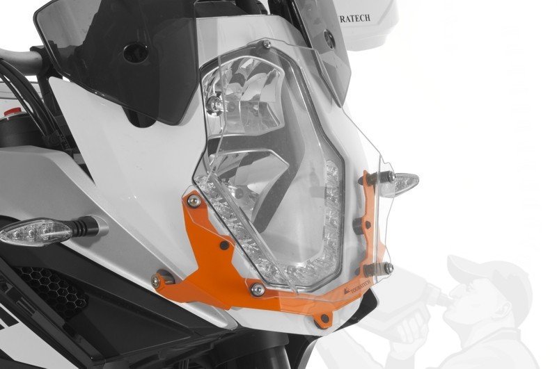 TOURATECH защита фары Makrolon быстросъемное стекло 1050 / 1190 / 1290 оранж ( 01 371 5091 0 )