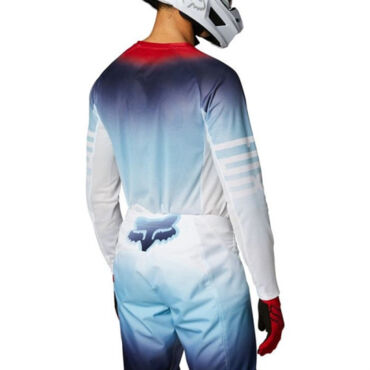 Fox Мотоджерси Airline Reepz White Red Blue - миниатюра 5