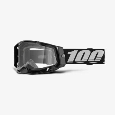 Очки 100% Racecraft 2 Black с прозрачной линзой - миниатюра 1