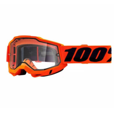 100% Очки Accuri 2 Enduro Goggle Dual Lens Orange Clear - миниатюра 1