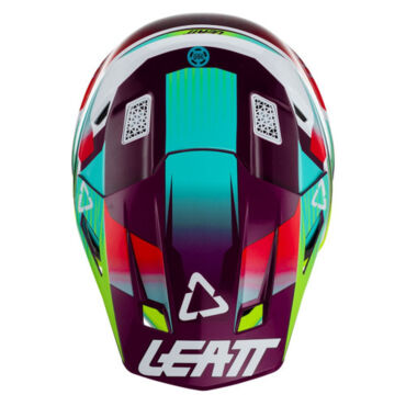 Leatt Мотошлем Moto 8.5 Helmet Kit Neon (2023) - миниатюра 4