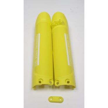 Защита перьев вилки желтая с графикой Husqvarna TC FC, TX FX 2019 - миниатюра 1