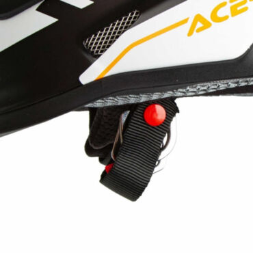 Acerbis Шлем кроссовый X Racer VTR White Black - миниатюра 8