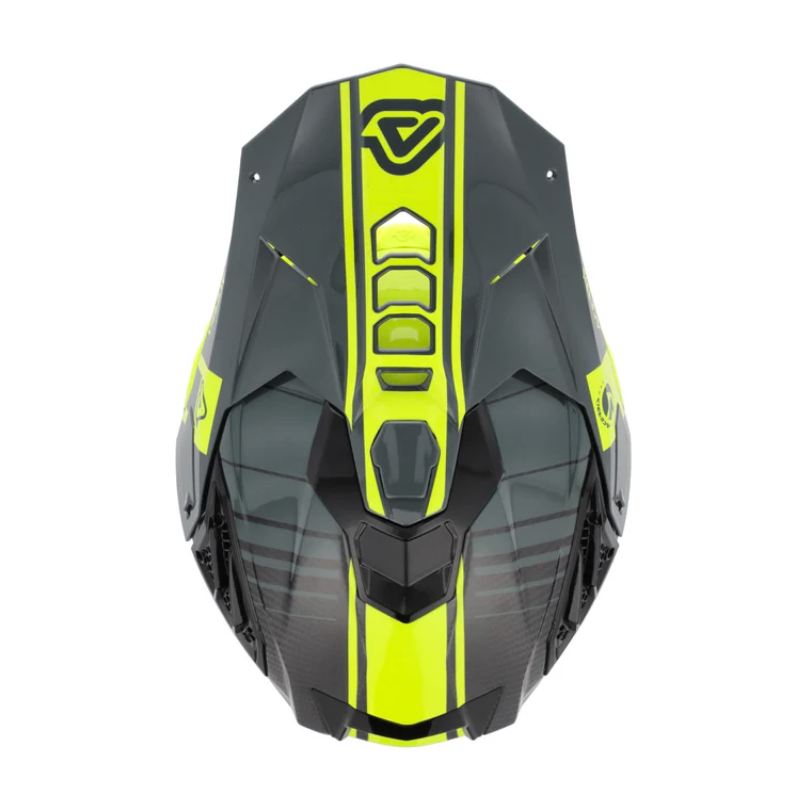 Acerbis Шлем Airstrike C 22 06 Black Fluo Yellow - фото 10