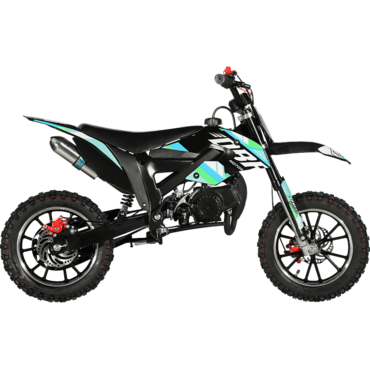 Питбайк детский KAYO DBR SX50 A (2T 49 см3 ручной стартер 2022 г.) - миниатюра 4
