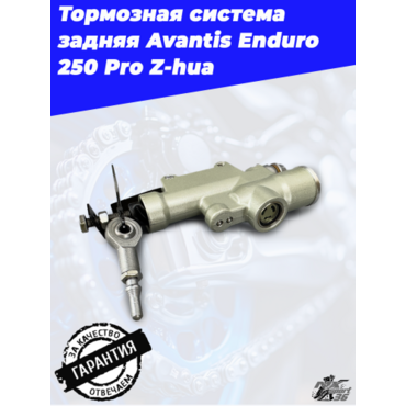 Тормозная система в сборе задняя Avantis Enduro 250 250 Pro Z hua - миниатюра 4