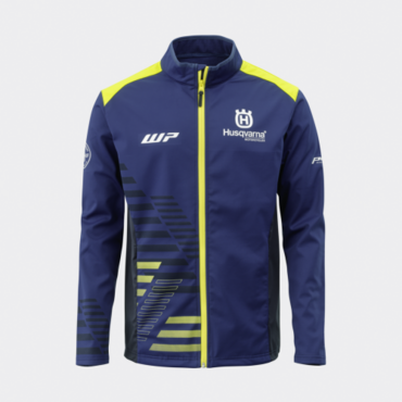 Толстовка Husqvarna TEAM SOFTSHELL JACKET, blue yellow (M, Взрослая  Повседневная) - миниатюра 2