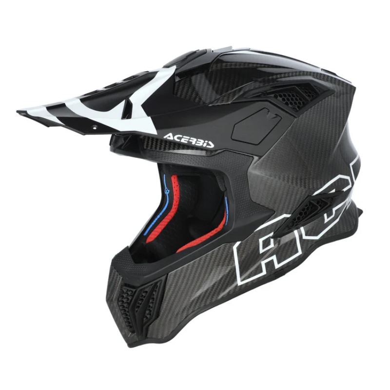 Acerbis Шлем Airstrike C 22 06 Black White - фото 10