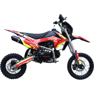 Питбайк BSE EXA SA 14 12 Red Green - миниатюра 1