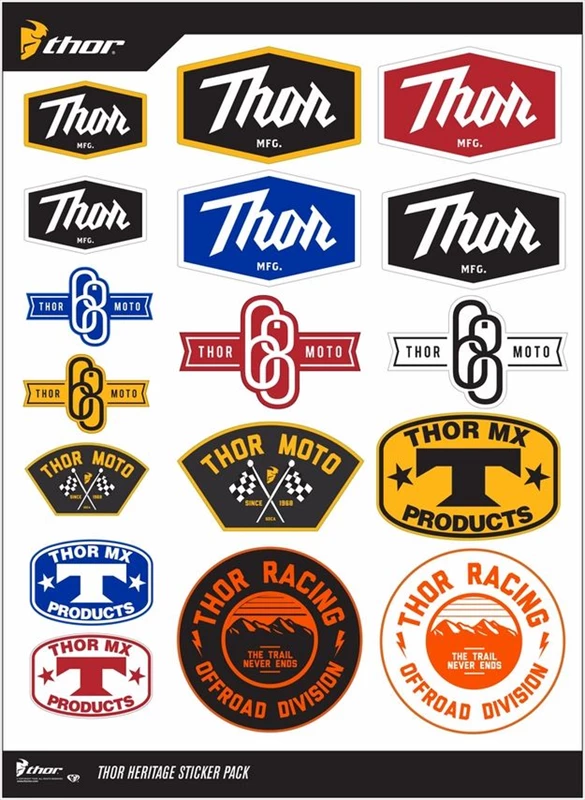 Наклейки для мотоцикла Heritage Sticker Sheet Multi - фото 1
