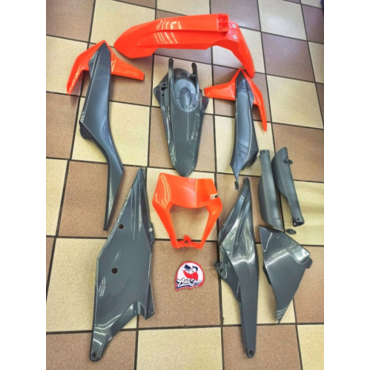 Acerbis КТМ EXC 250 300 20 23 /EXC F 250 500 20 23 /XC W 150 300 20 Grey orange Комплект пластика // 0024054.799 - миниатюра 3