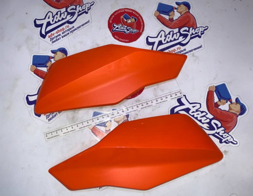 KTM накладки защиты ручек ORANGE ( оранжевый ) SX SXF 125 450 23-> // EXC EXCF 24-> ( A49002082044EB ) - фото 2
