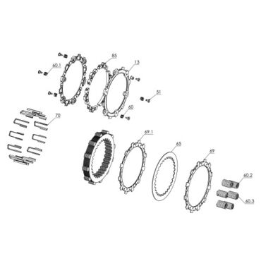 Автоматическое сцепление REKLUSE RADIUS X CLUTCH Yamaha WR450F 2003 2015 - миниатюра 1